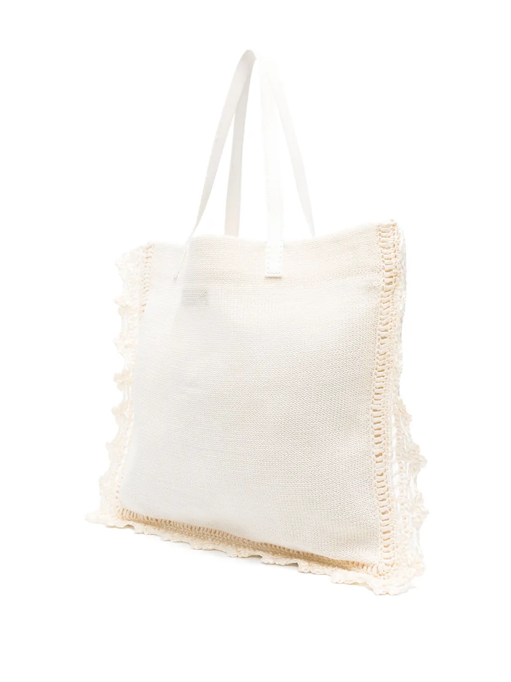 JW Anderson Gehaakte shopper Beige