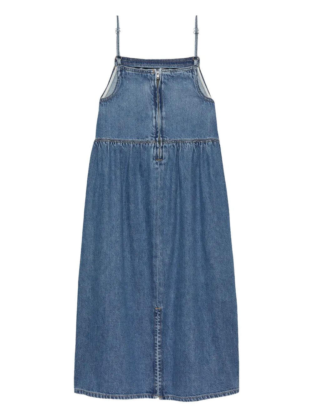 Calvin Klein Kids Spijkerjurk van katoenblend Blauw