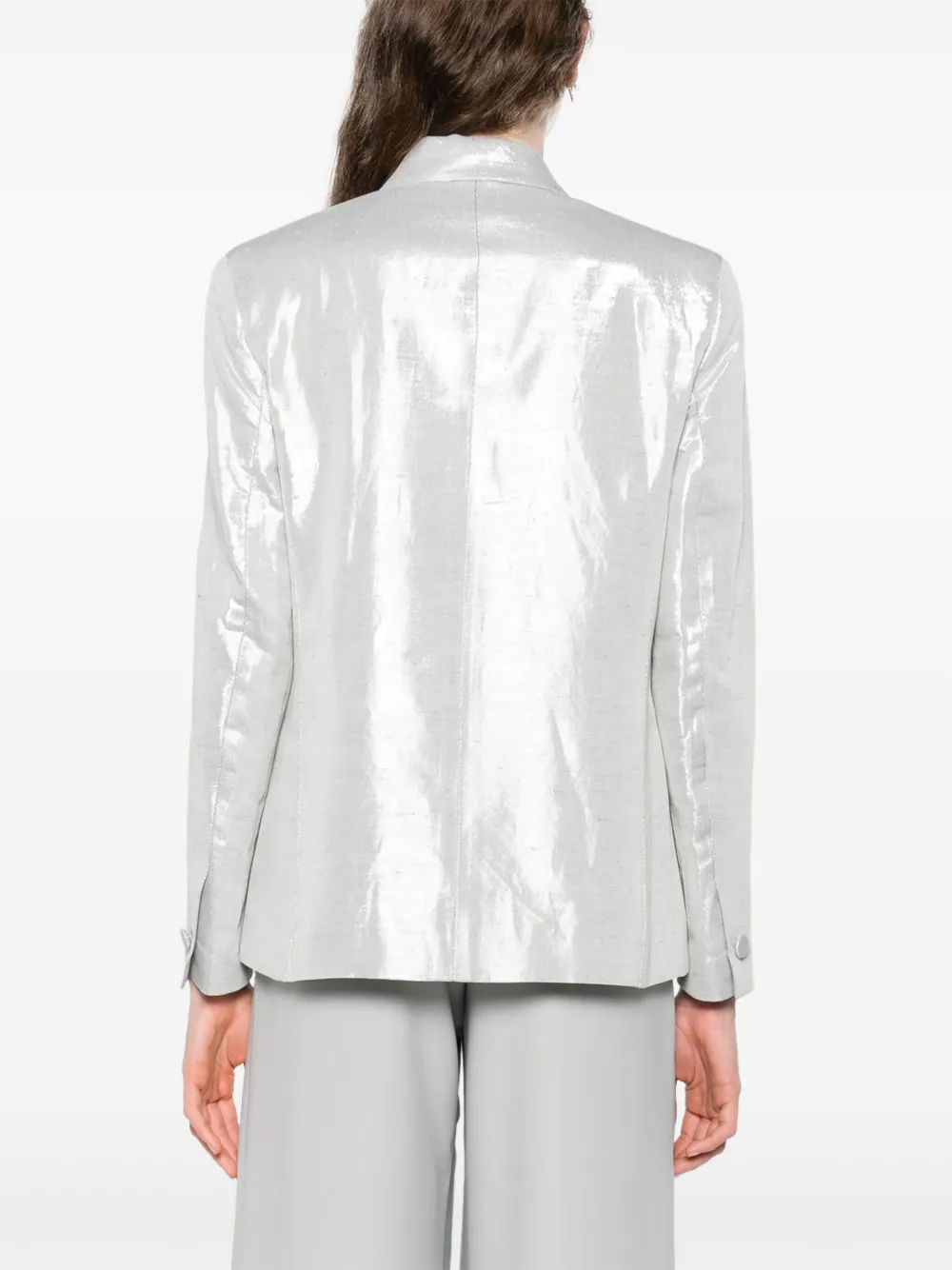 RAME Metallic blazer Zilver