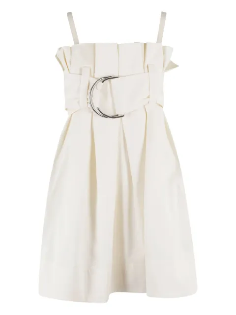 JW Anderson belted pleated mini dress