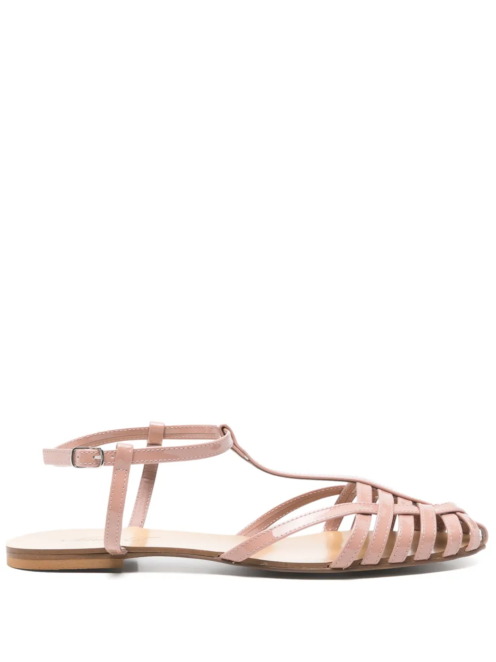 Anna F. leather sandals Pink