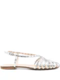 Anna F. Camelia sandals - Silver