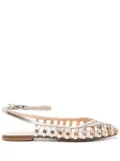 Anna F. leather sandals - Gold