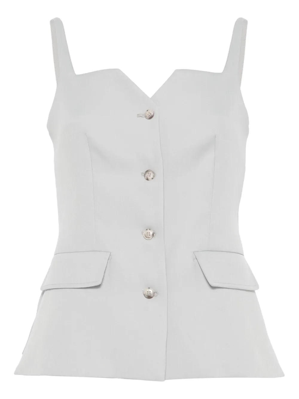 RAME buttoned vest | Grey | Image 1