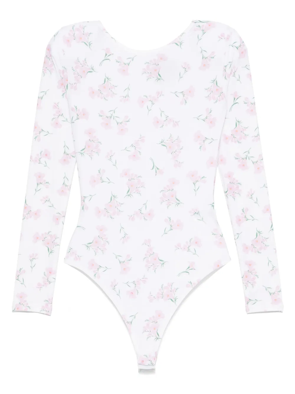 floral-print bodysuit
