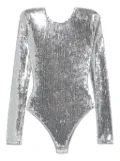 Fiorucci sequined bodysuit - Silver