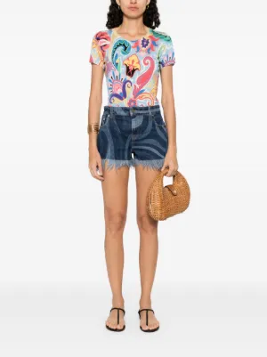 ETRO♡ イエローコットンTシャツ Yellow Etro Tops for Women | Lyst