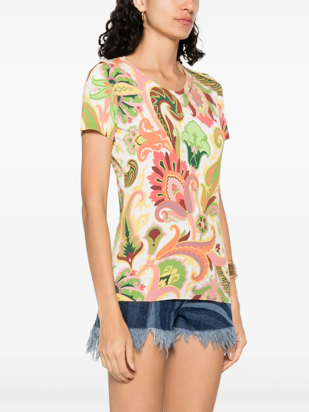 ETRO PAISLEY-PRINT T-SHIRT