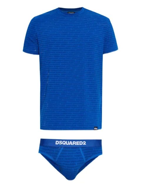 DSQUARED2 logo T-shirt and boxers set