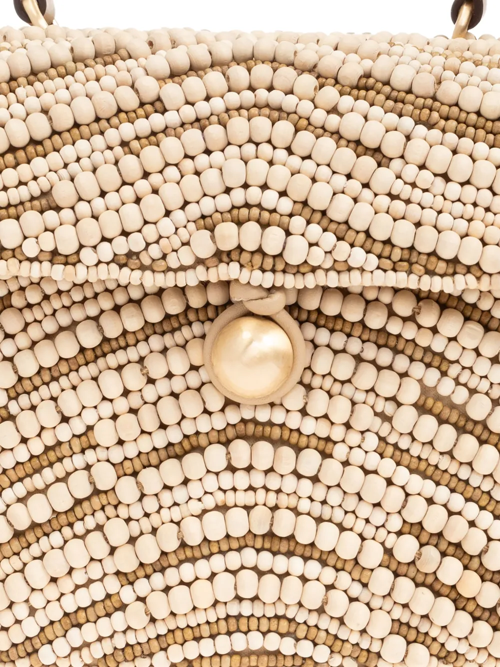 トートバッグ Cult Gaia Wood-Bead Embellished Tote Bag Cult Gaia Clara Wooden Beads Tote Bag | Brown | FARFETCH