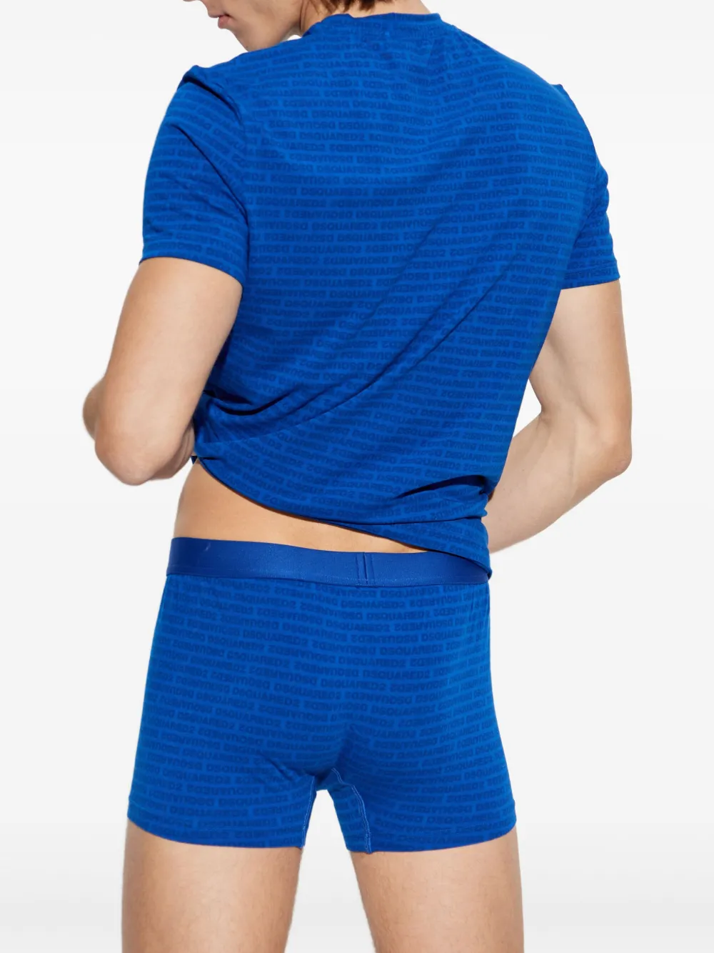 DSQUARED2 Boxershorts met jacquard Blauw