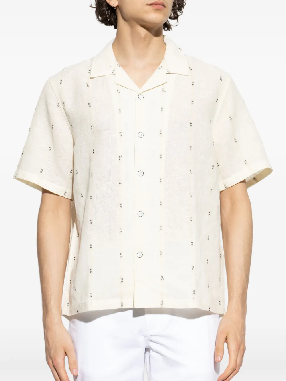 rag & bone Overhemd met patroon Wit