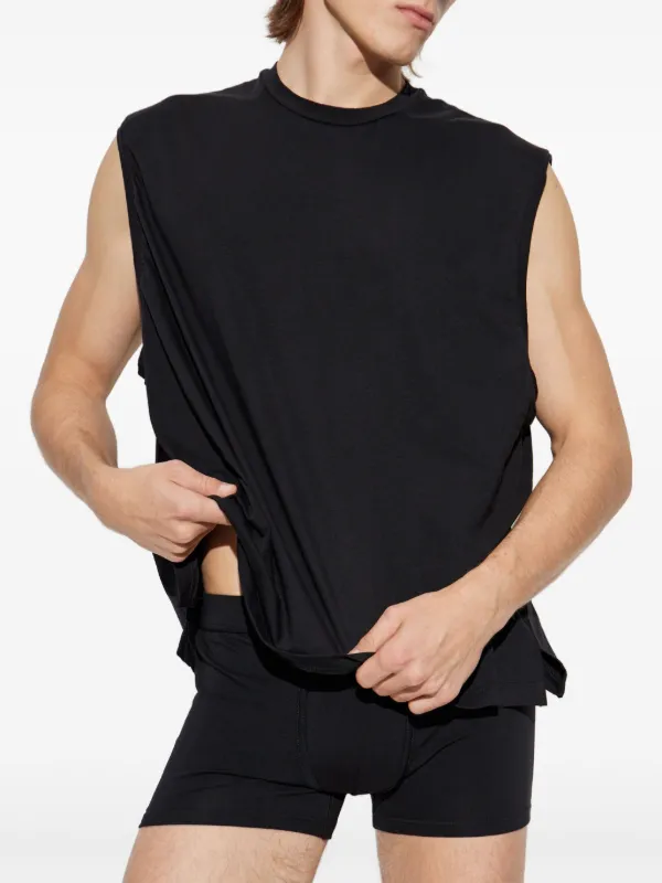 DSQUARED2 クルーネック タンクトップ | ブラック | FARFETCH JP