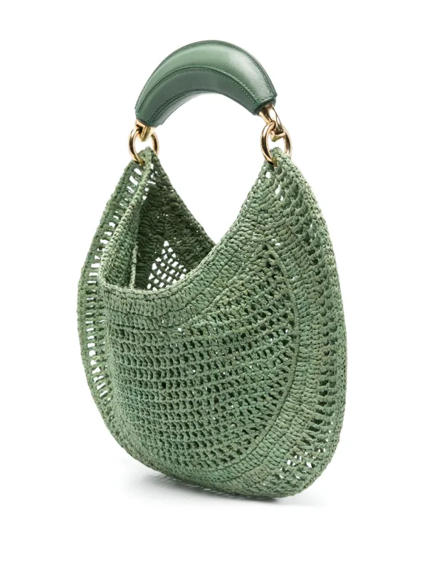 Chloe Topshop Handbags Chloé Summer Banana Tote Bag Green FARFETCH ID