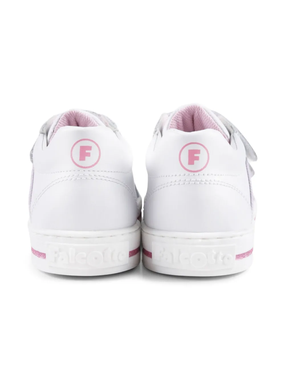 Falcotto rainbow-stripe sneakers White