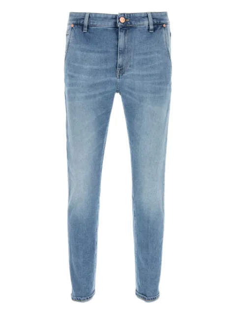 PT Torino skinny jeans con efecto lavado