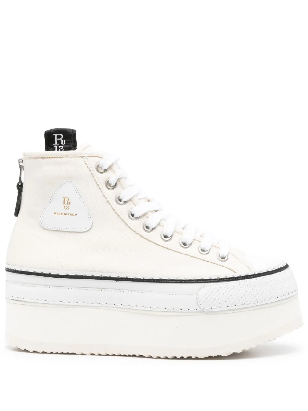 R13 Courtney high-top sneakers Beige