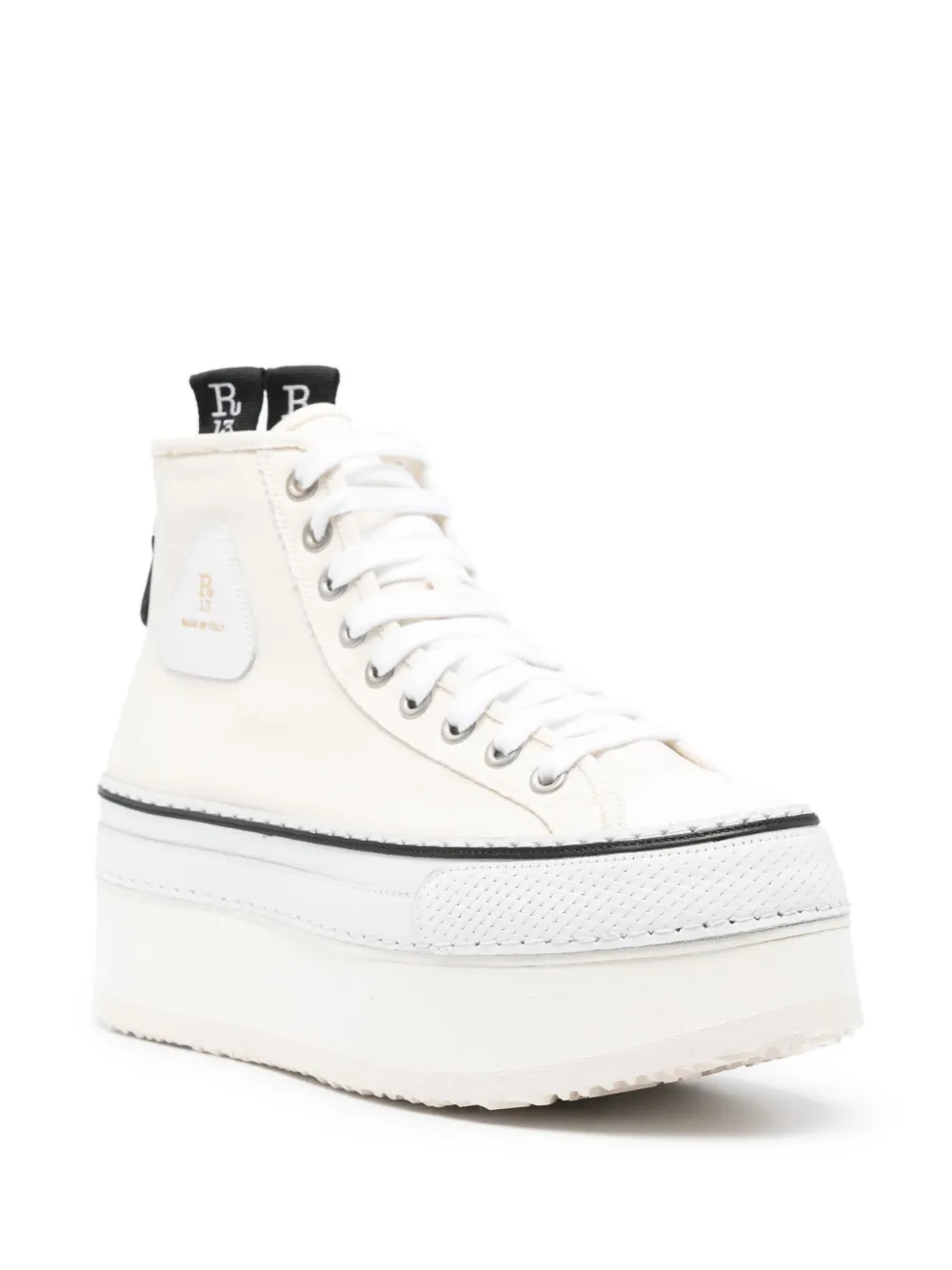 R13 Courtney high-top sneakers Neutrals