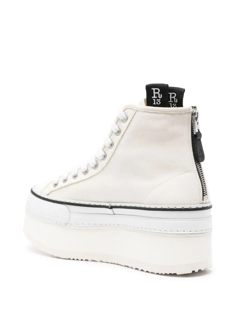 R13 Courtney high-top sneakers Neutrals