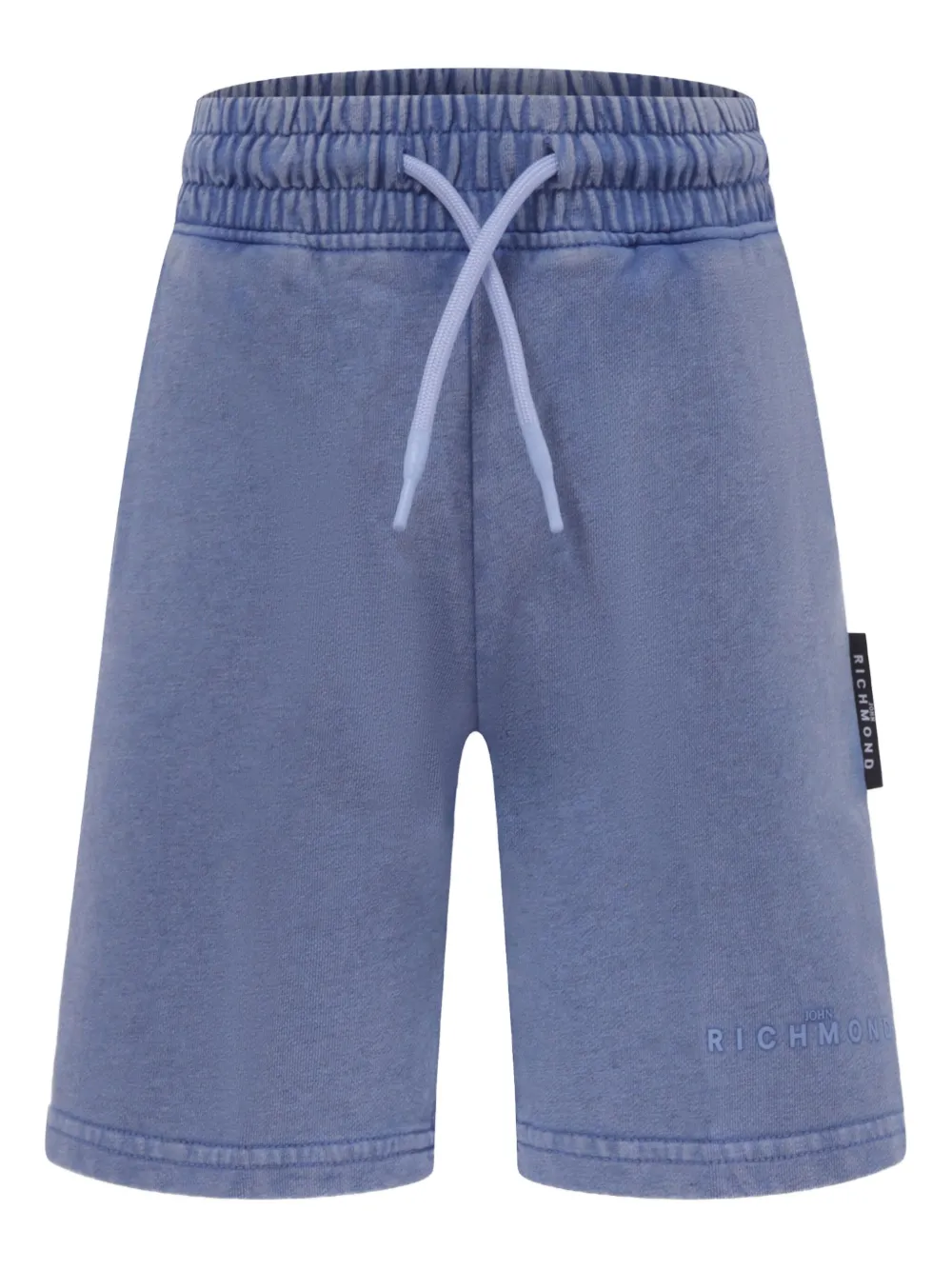 John Richmond Junior Zwembroek met logo applicatie Blauw