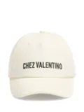 Valentino Garavani Chez baseball cap - White