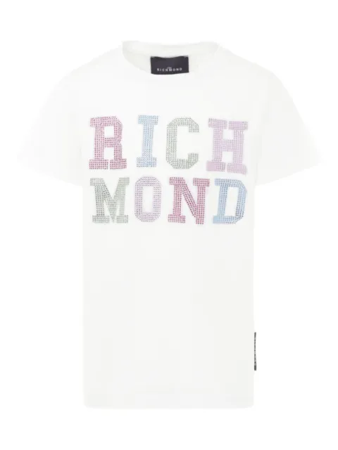 John Richmond Junior logo-embellished T-shirt