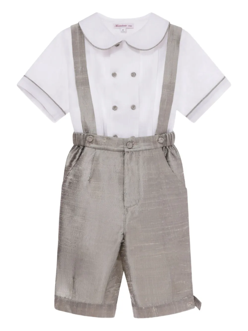 Mercadante 1939 Conjunto com calça em linho | Marrom | Image 1