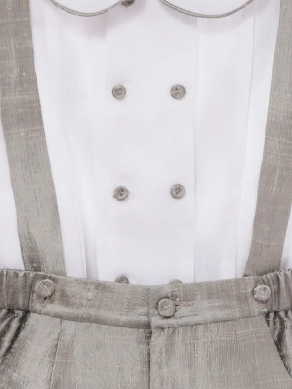 Mercadante 1939 Linen Trouser Set In Brown