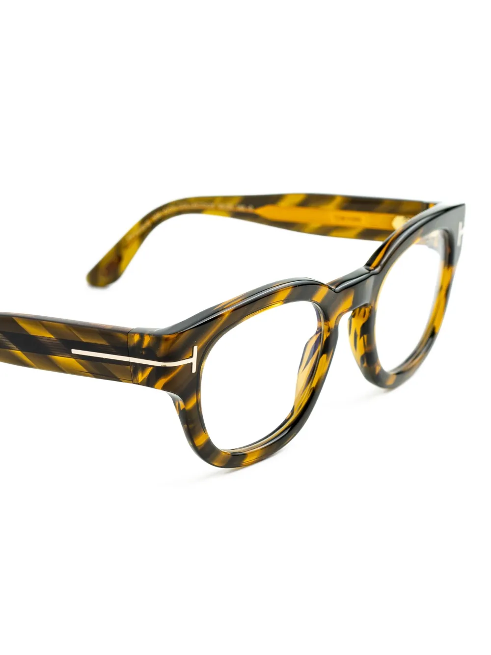 TOM FORD Eyewear Bril met vierkant montuur Bruin