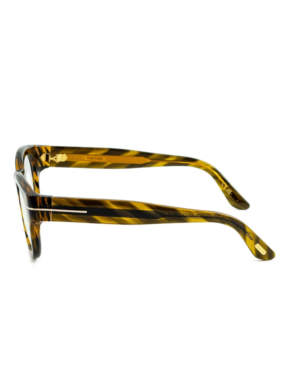 TOM FORD Eyewear Bril met vierkant montuur Bruin
