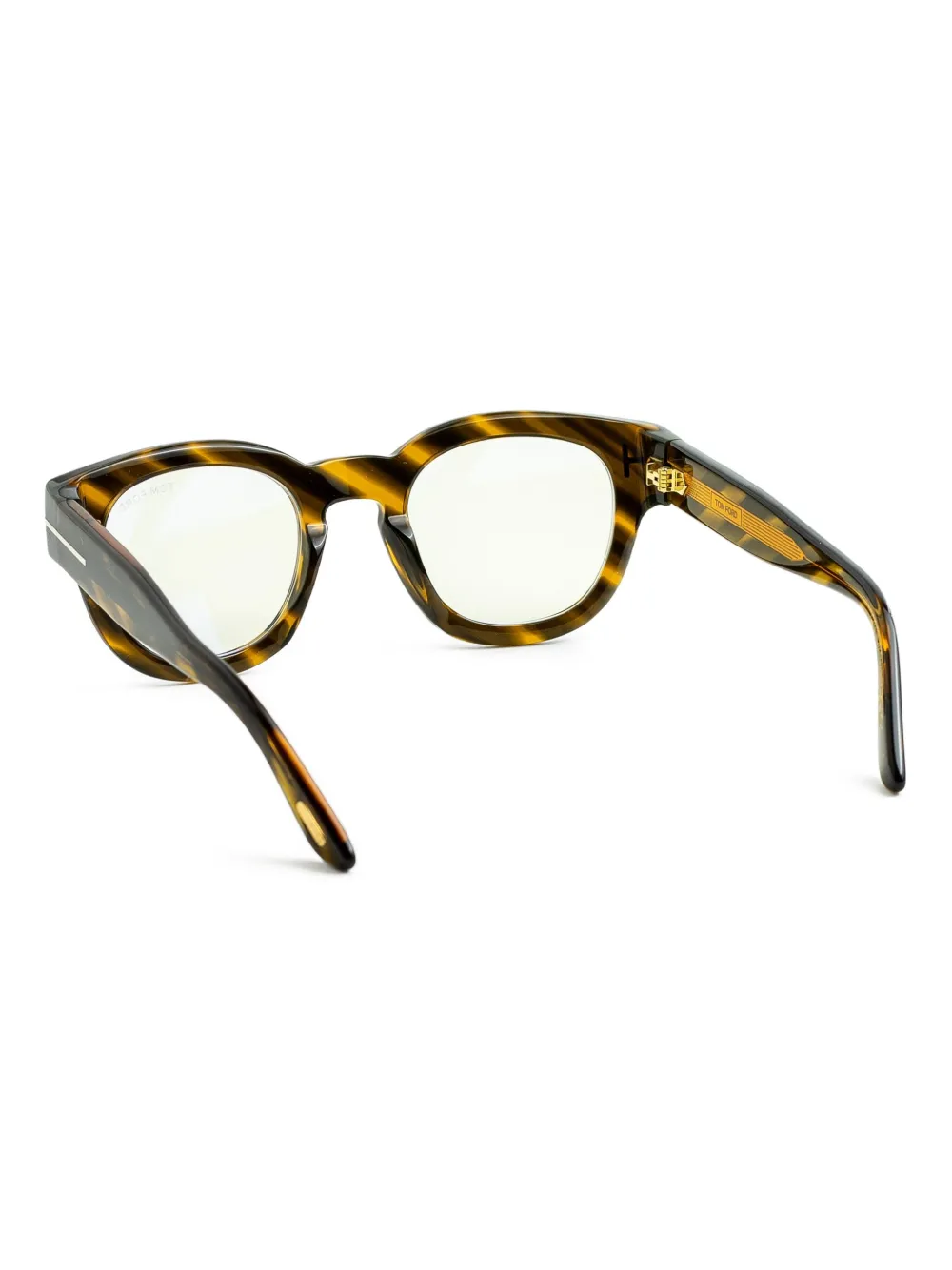 TOM FORD Eyewear Bril met vierkant montuur Bruin