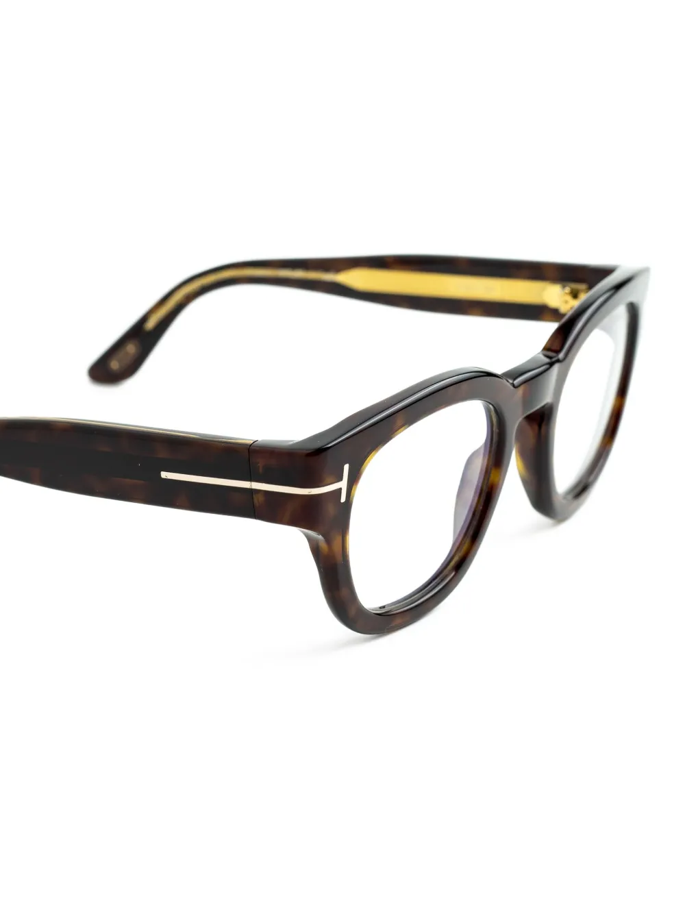 TOM FORD Eyewear Bril met vierkant montuur Bruin