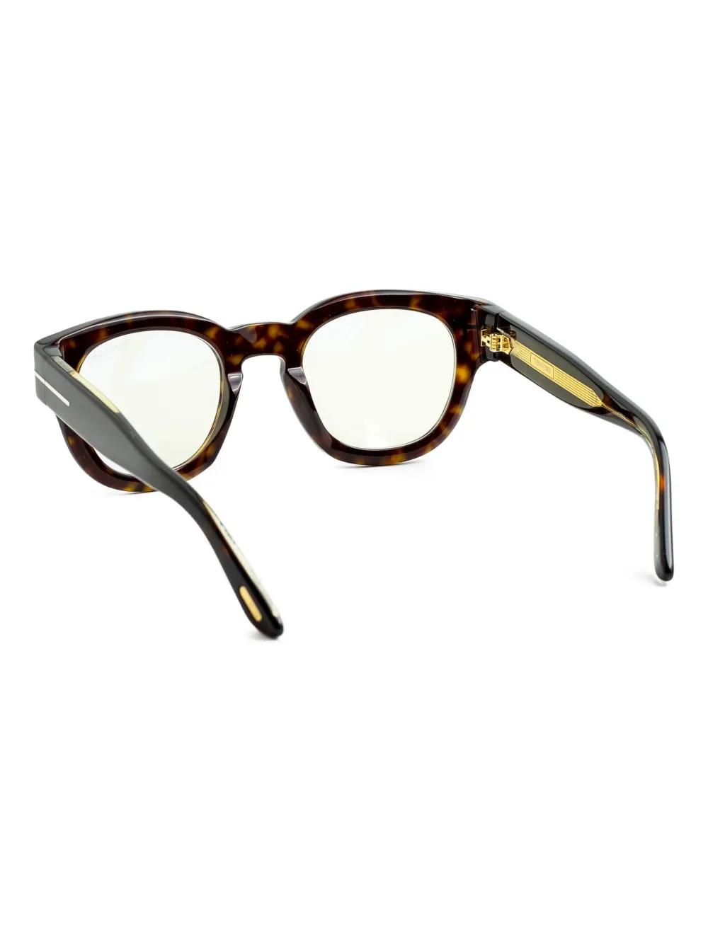 TOM FORD Eyewear Bril met vierkant montuur Bruin