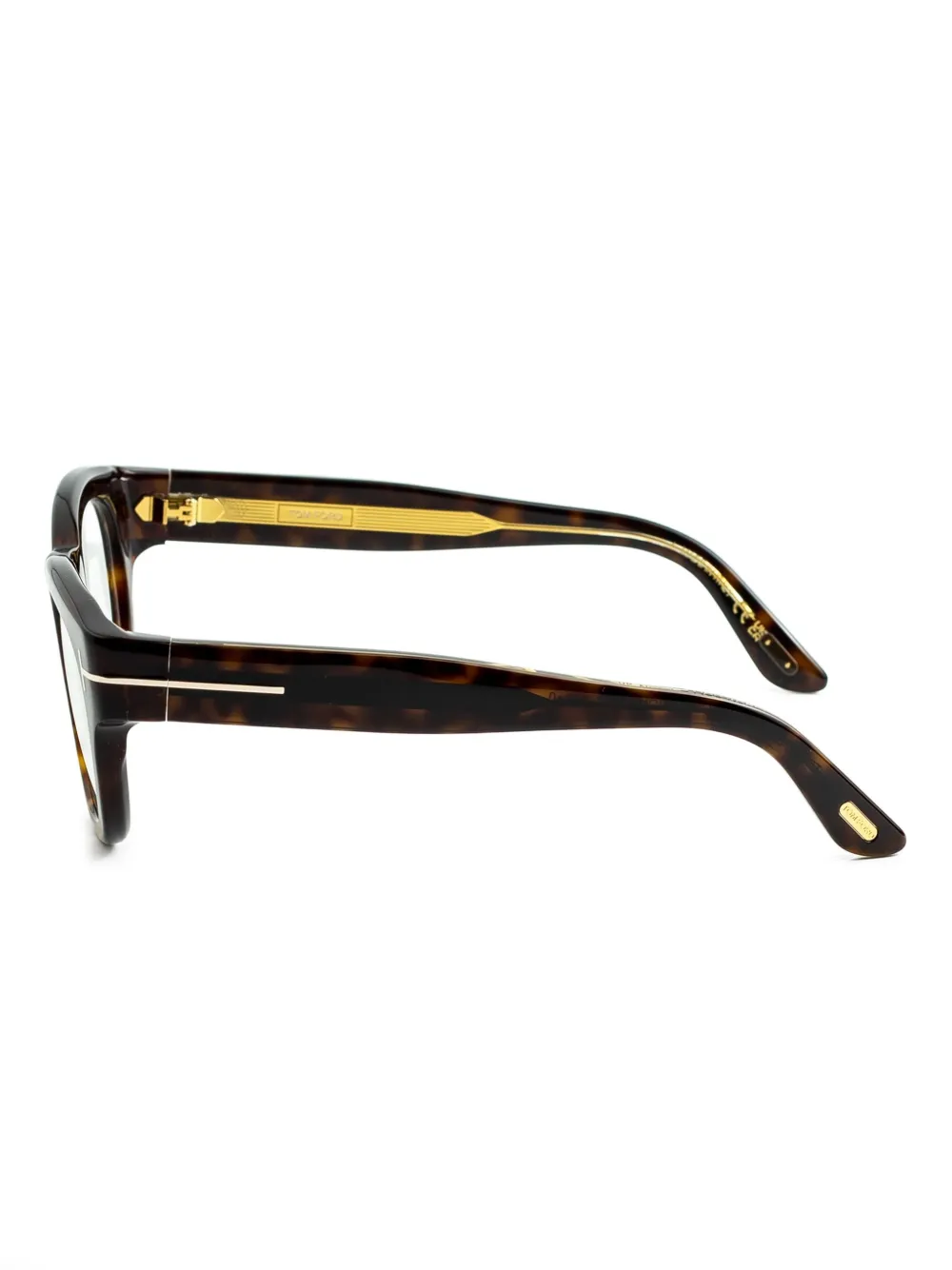 TOM FORD Eyewear Bril met vierkant montuur Bruin