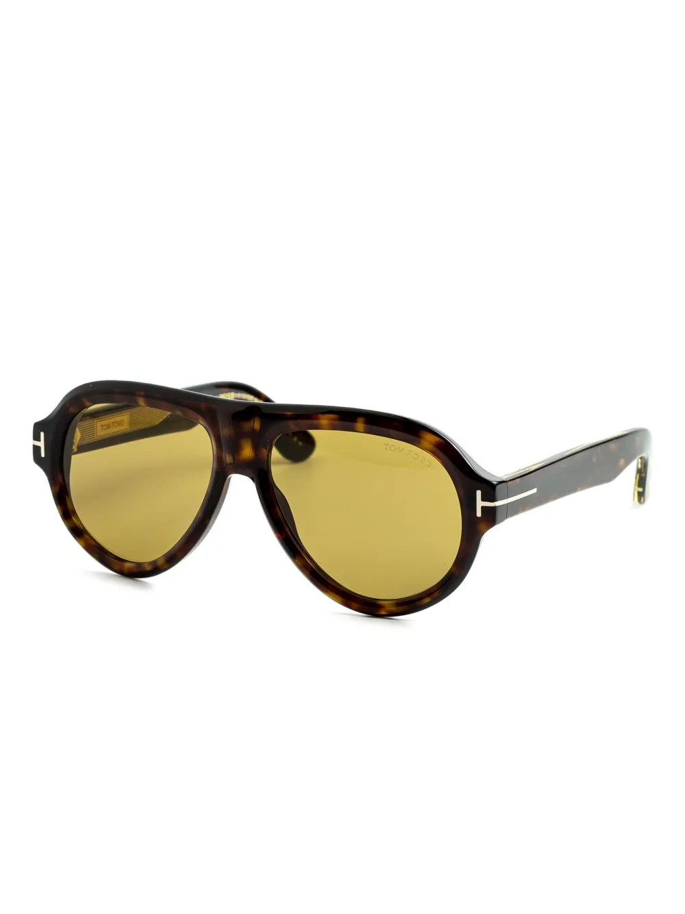 TOM FORD Eyewear Zonnebril met piloten montuur Bruin