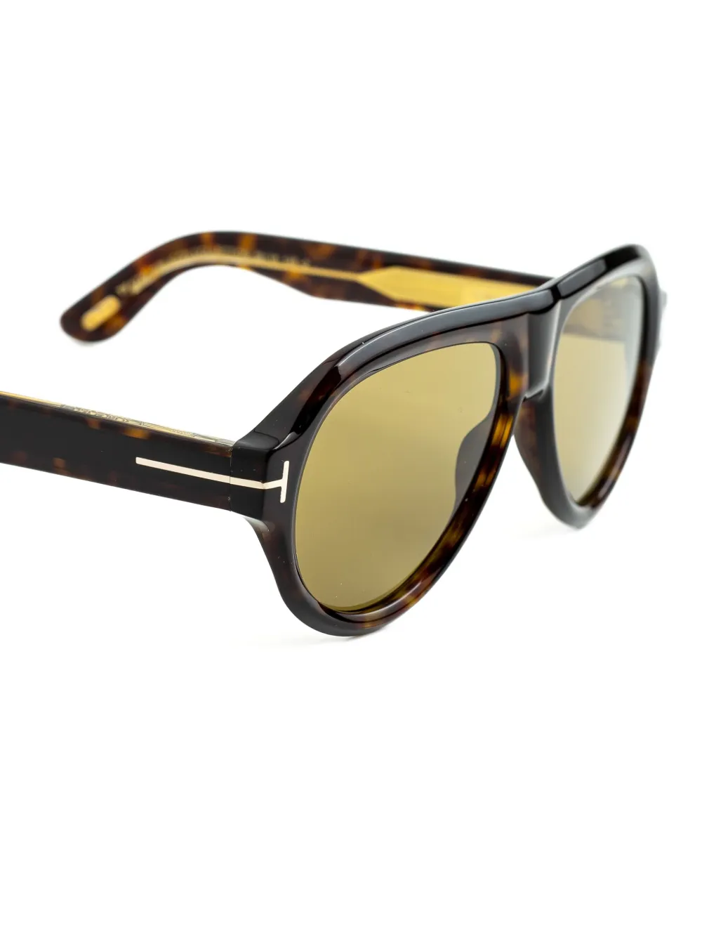 TOM FORD Eyewear Zonnebril met piloten montuur Bruin