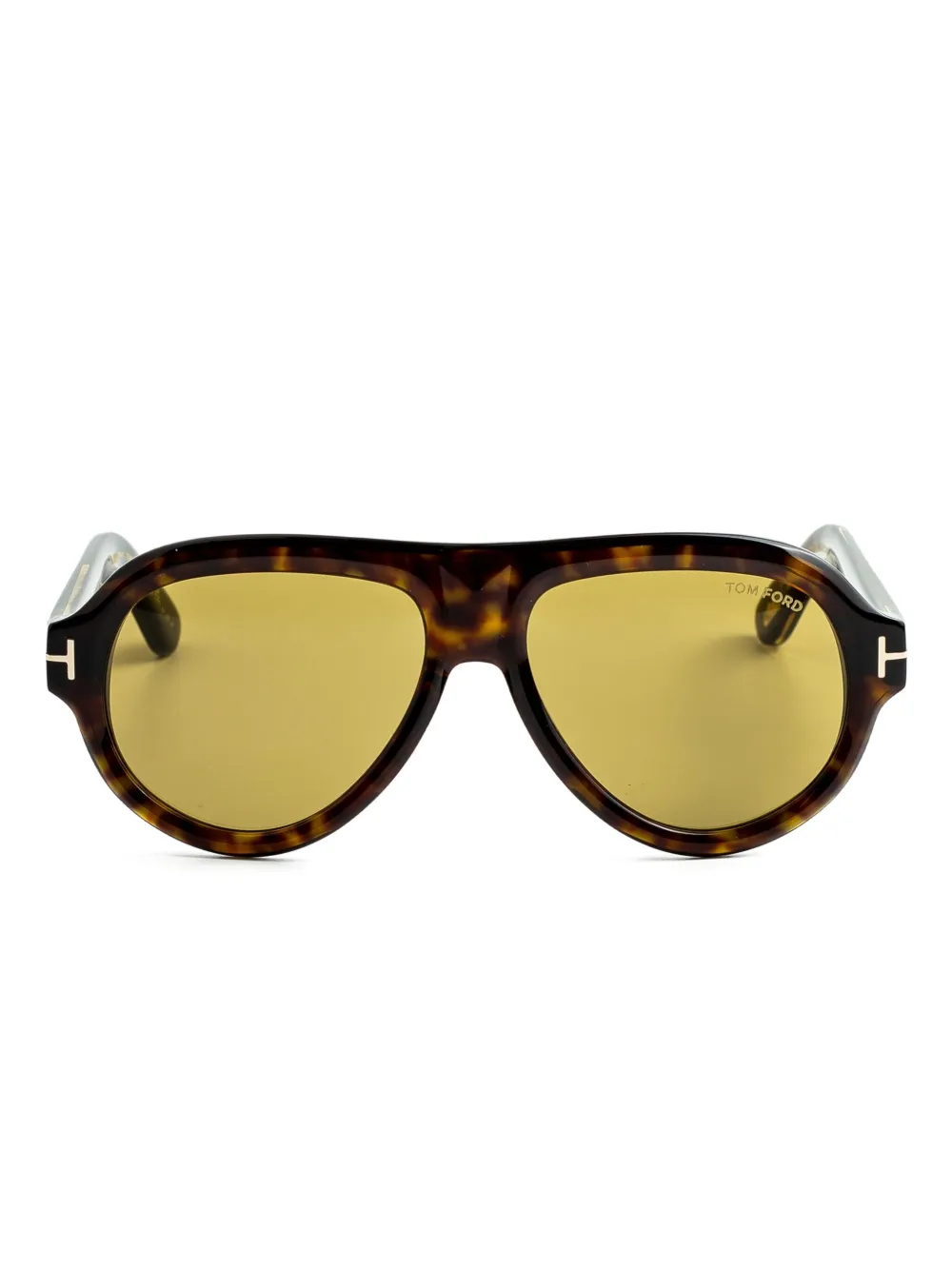 TOM FORD Eyewear Zonnebril met piloten montuur Bruin