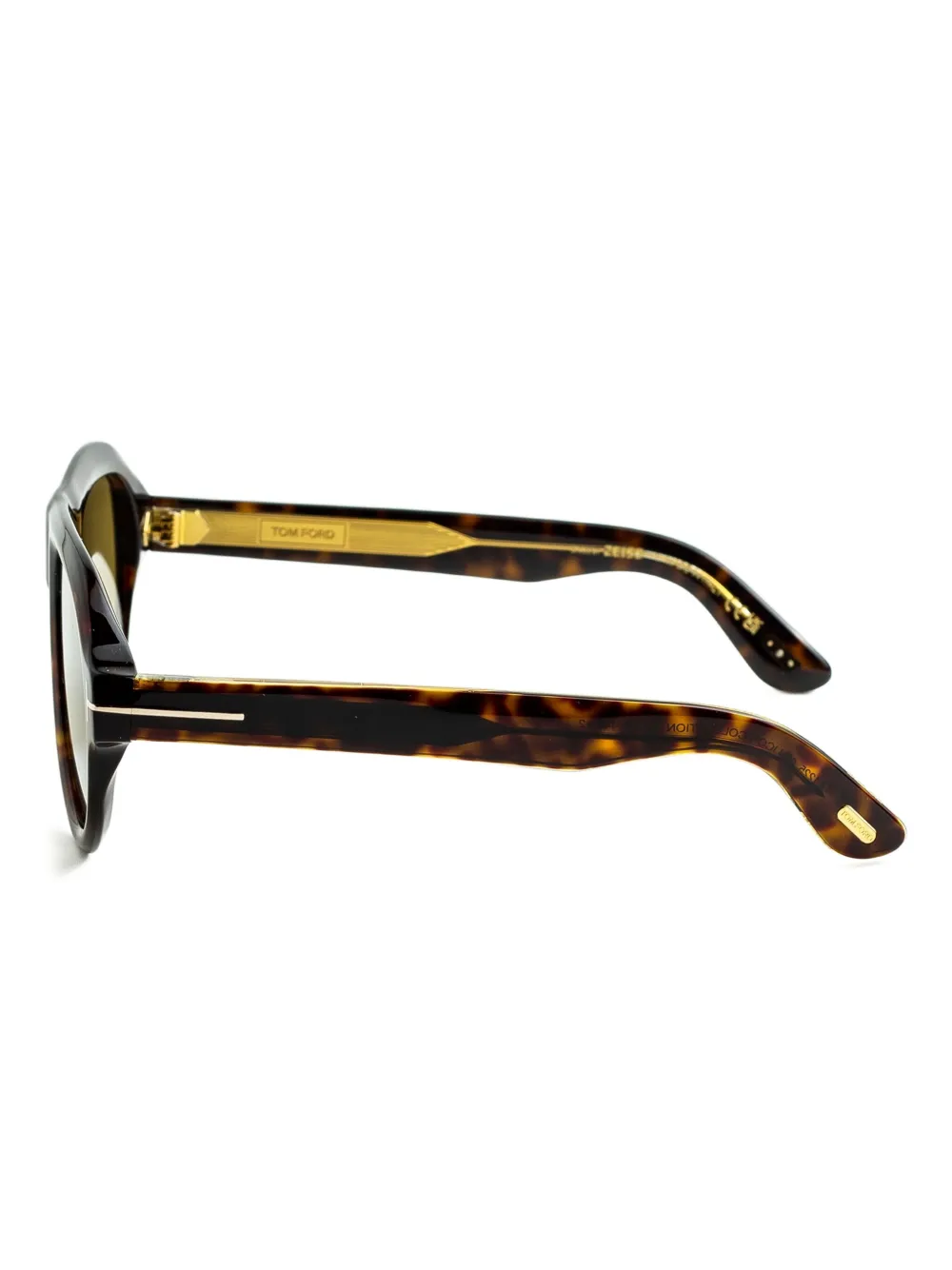 TOM FORD Eyewear Zonnebril met piloten montuur Bruin