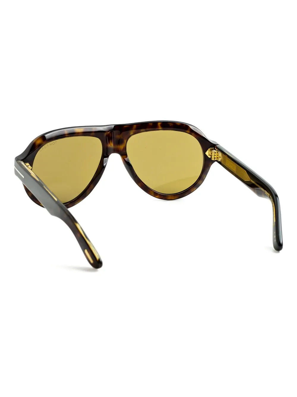 TOM FORD Eyewear Zonnebril met piloten montuur Bruin