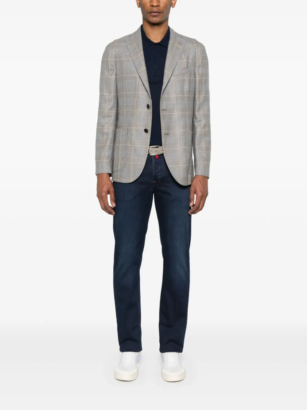 Kiton jean à patch logo | Jeans slim | Image 2