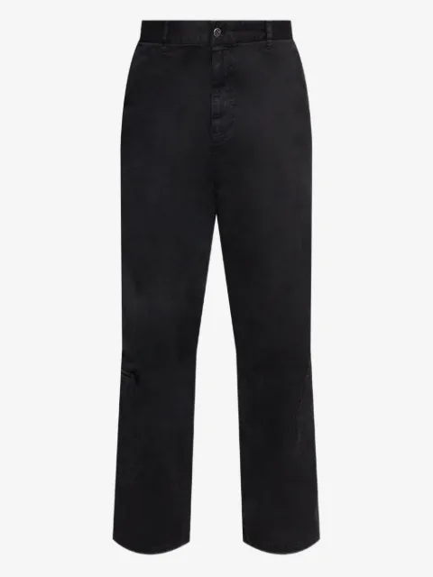 Represent wide-leg trousers