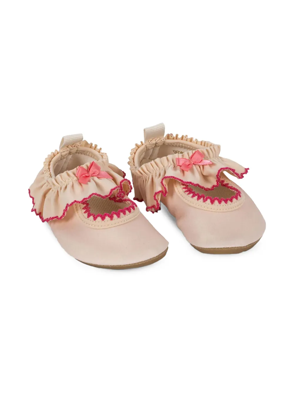 Konges Sløjd Kitty Frill ballerinas Pink