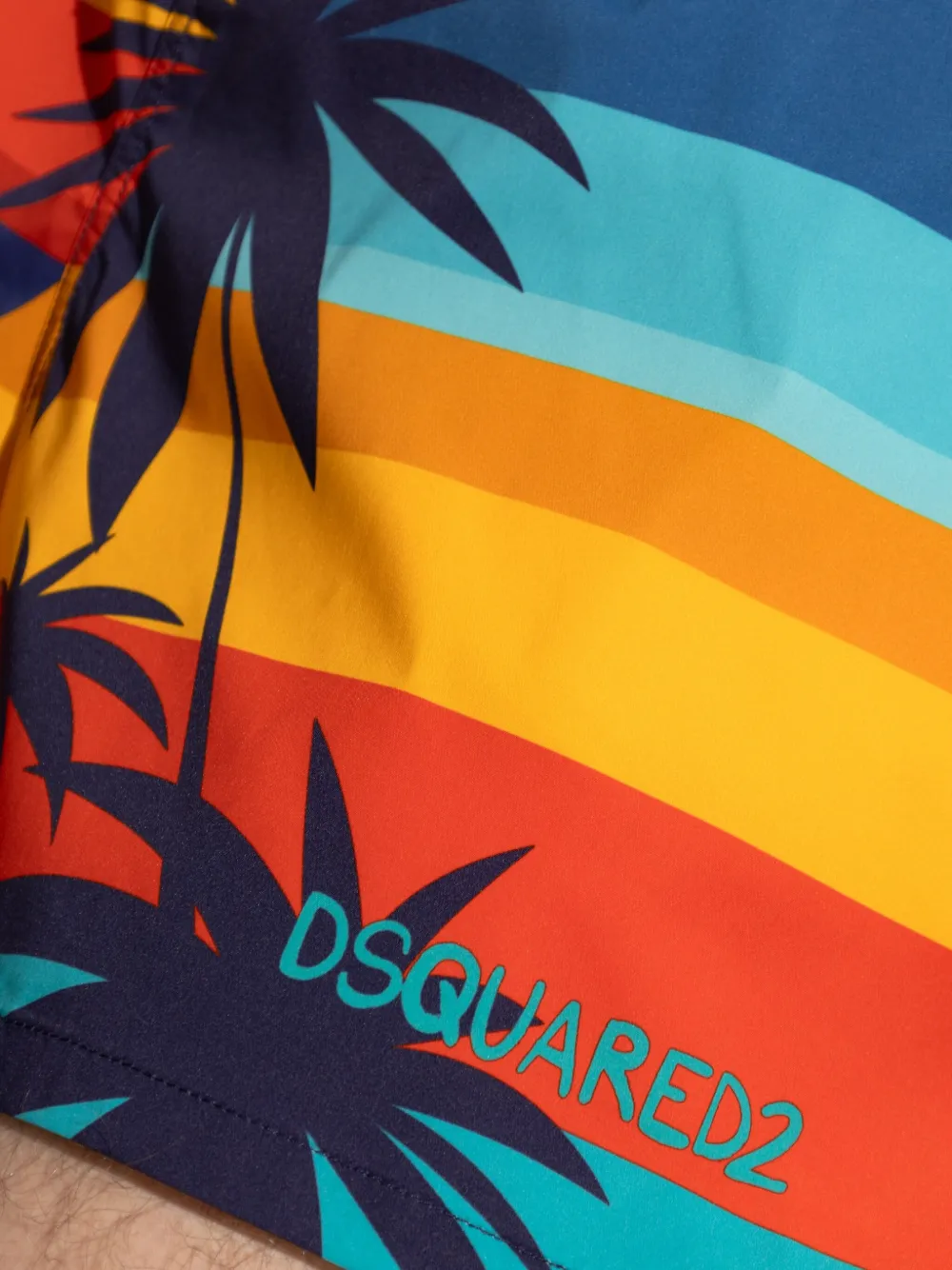 DSQUARED2 Zwembroek met print Blauw