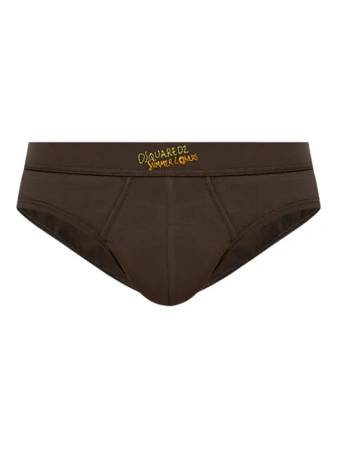 DSQUARED2 logo-embroidered briefs