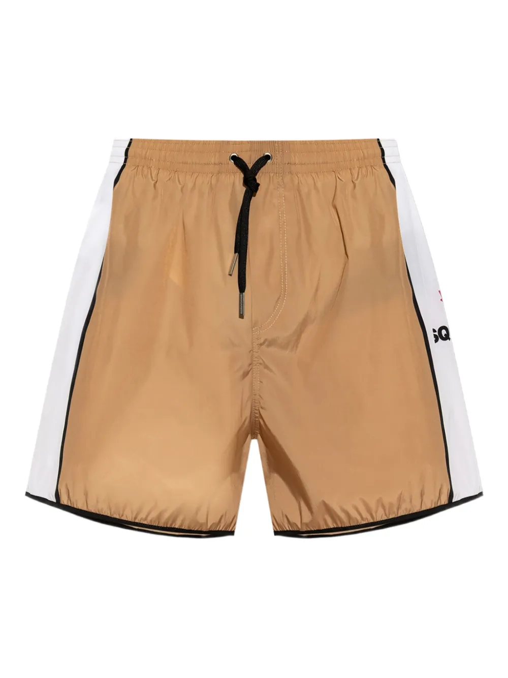 DSQUARED2 shorts de playa con logo | marrón | Image 1