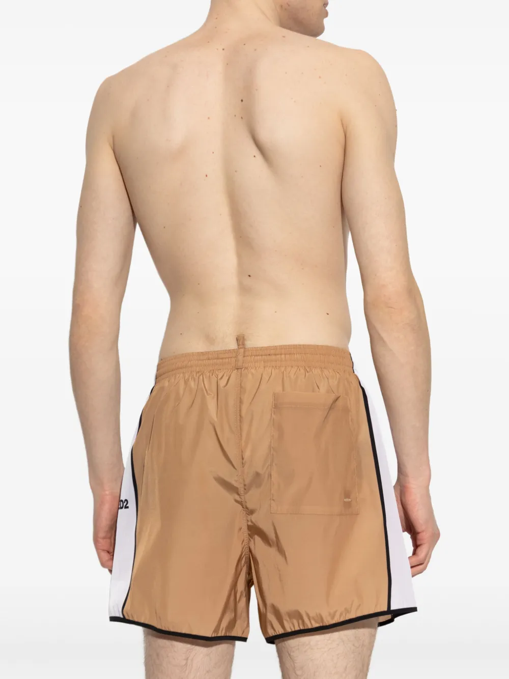 DSQUARED2 Zwembroek met logo Bruin