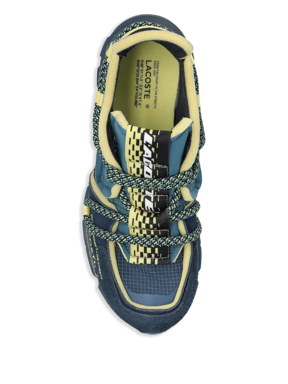 Lacoste Active Runway technical lace-up sneakers Blue