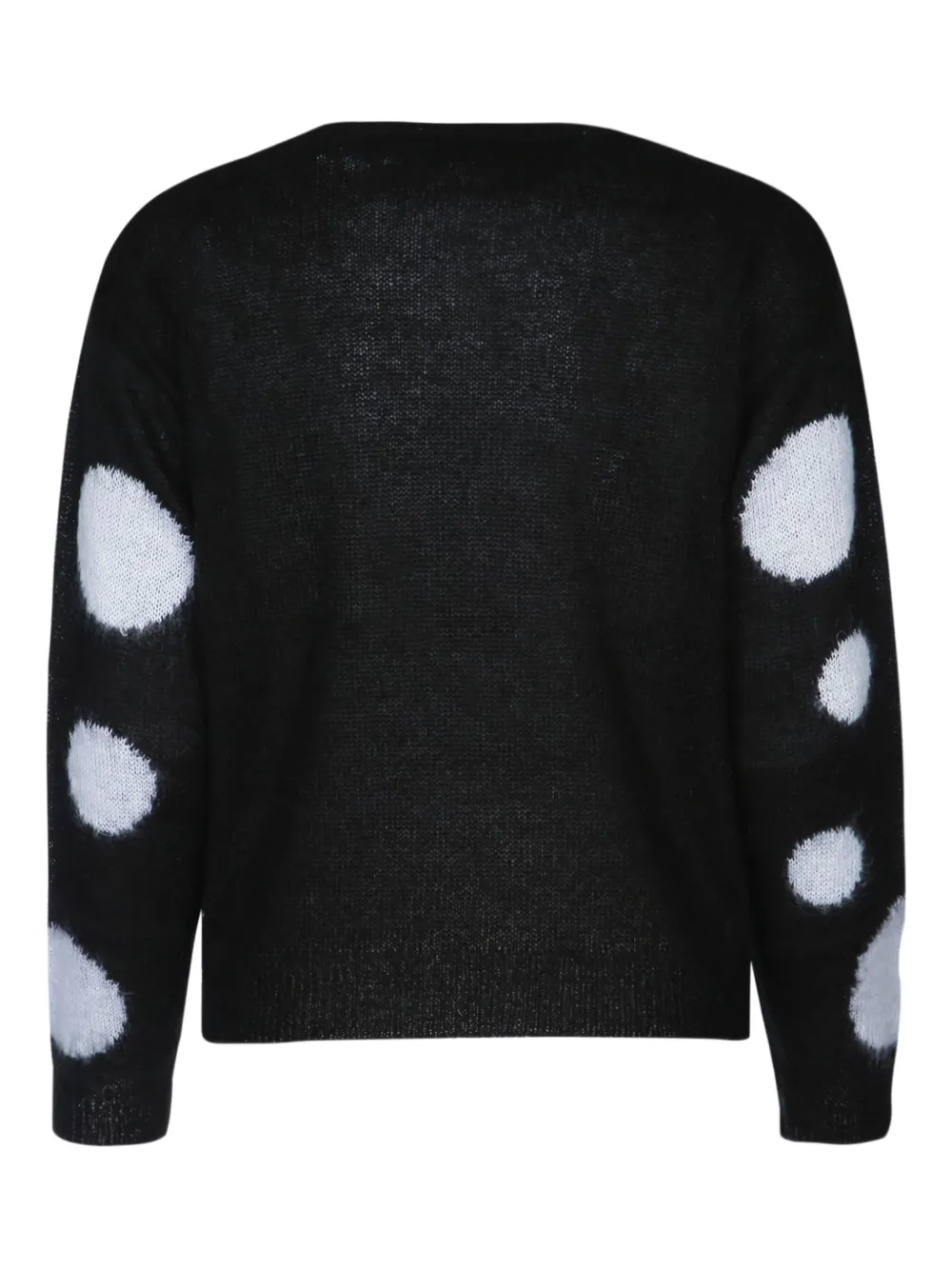 I BLUES POLKA-DOT KNIT SWEATER