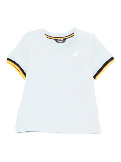 K Way Kids Camiseta com acabamento de listras