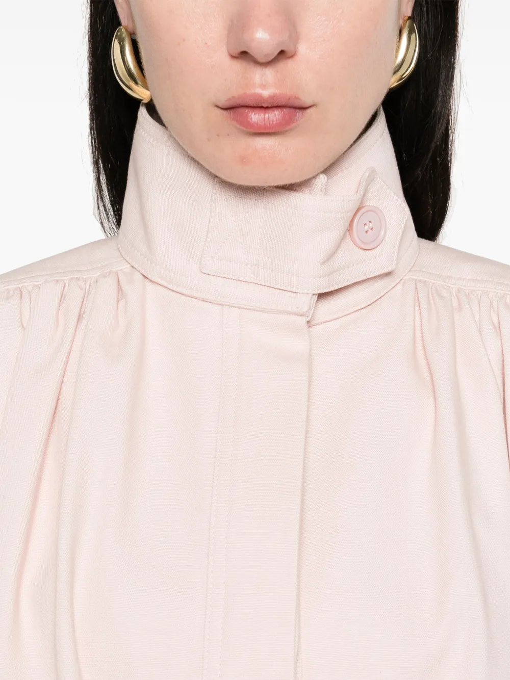 Chloé Gesmockt jack Roze